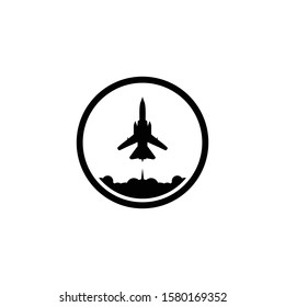 Jet Fighter Game Mascot Logo Vector Concept