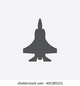 Jet fighter icon.