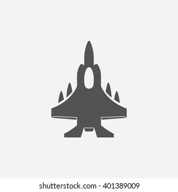 Jet Fighter Icon.