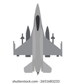 Diseño de Vector de ilustración de caza a reacción