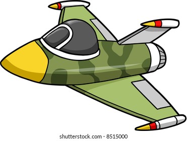 Jet fighter Vector Illustration