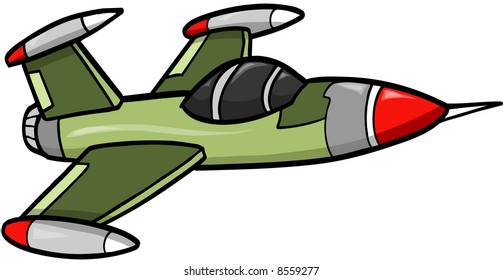 Jet Fighter-Vektorgrafik