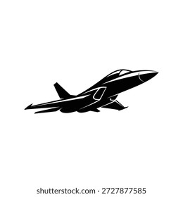 Jet Fliegen Logo Vektor transparent. silhouette logo von jet.