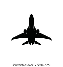 Jet Fliegen Logo Vektor transparent. silhouette logo von jet.