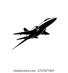 Jet Fliegen Logo Vektor transparent. silhouette logo von jet.