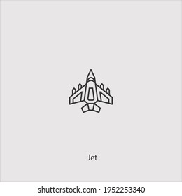 vector de icono de chorro aislado en fondo blanco
