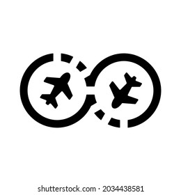 Jet Lag Icon, Vector illustration design. jetlag logo.