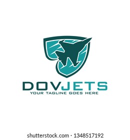 Jet Logo. cool logo, simple, very easy to use and print