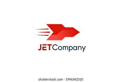 Jet logo icon design template vector elements for your company brand