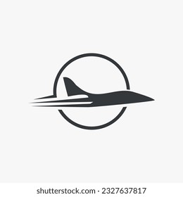 Iconos de arte y gráficos con logotipo Jet