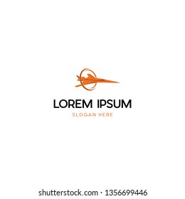 Jet Plane Flying Creative Business Logo Design
