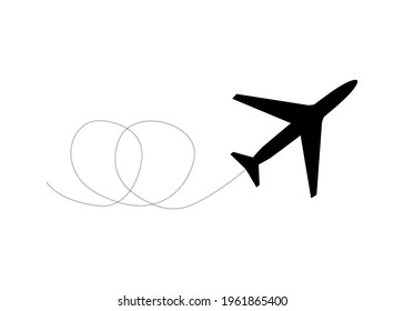 Jet plane icon. Vector graphics. airplane flat icon vector