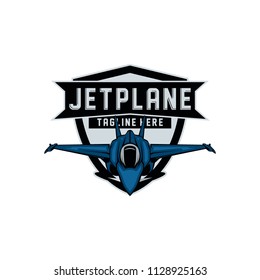 Jet Plane Logo Concept Template