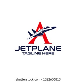 Jet Plane Logo Design