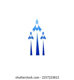 Jet Plane Logo Design with Modern Concept