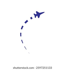 jet plane logo icon illustration flat