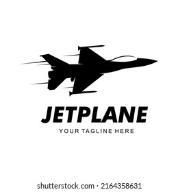 jet plane vector logo template
