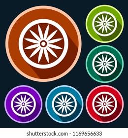 jet propeller vector icon 