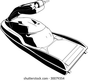 Jet Scooter Vector 02