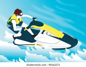 21 Swirl jet ski Images, Stock Photos & Vectors | Shutterstock