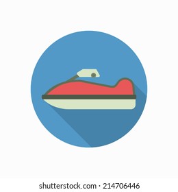  Jet Ski Icon Illustration