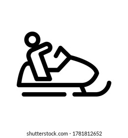 jet ski icon or logo isolated sign symbol vector illustration - high quality black style vector icons

