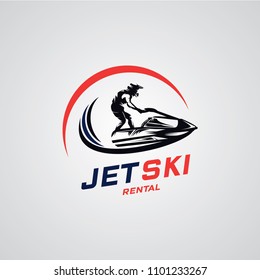 Jet Ski Logo Designs Template