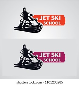 Jet Ski Logo Designs Template