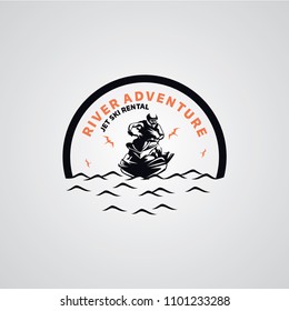 Jet Ski Logo Designs Template