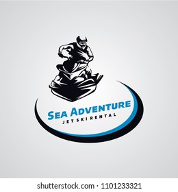 Jet Ski Logo Designs Template