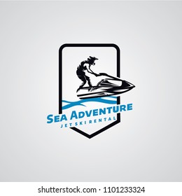 Jet Ski Logo Designs Template