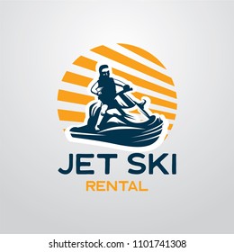 Jet Ski Logo Designs Template