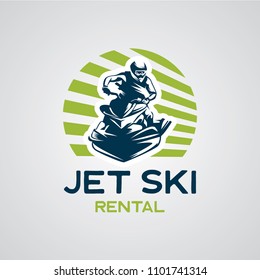 Jet Ski Logo Designs Template