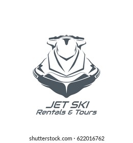 jet ski, scooter on a white background