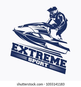 Jet Ski Sports Logo vector