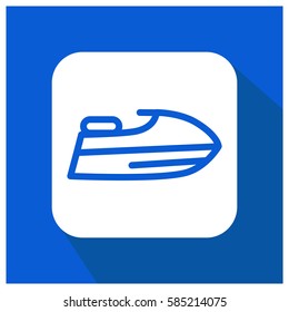 Jet ski vector icon