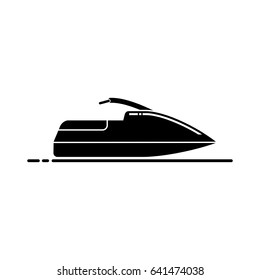 Jet ski vector icon