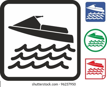 Jet Ski Vector Icon