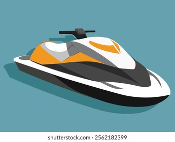 
Jet ski vector icon.Discus Thrower Turning to Throw