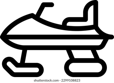jet ski Vector illustration on a transparent background. Premium quality symmbols. Thin line vector icons for concept and graphic design.