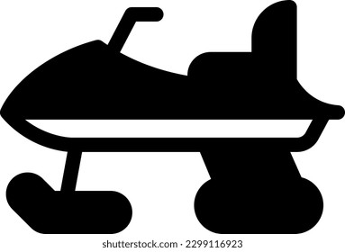 Jetski-Vektorgrafik auf transparentem Hintergrund. Hochwertige Symbole. Glyphen Vektorsymbole für Konzept und Grafikdesign.