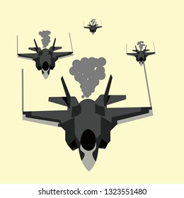 jet soldier in fly in the sky