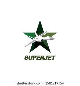Jet symbol logo design vector template