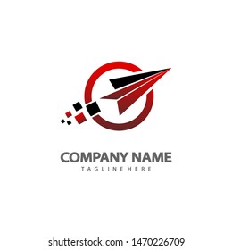 jet technology logo vector template