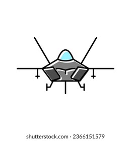 jet transport vehicle color icon vector. jet transport vehicle sign. isolated symbol illustration