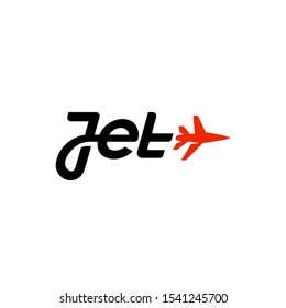 Jet Travel Logo Icon Logotype Letter Stock Vector Royalty Free 1541245700