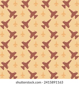 Jet trendy design brown repeating pattern vector illustration background