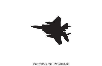 jet vector illustration design black and white