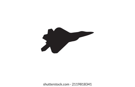 diseño de ilustración de vector de chorro en blanco y negro