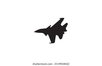jet vector illustration design black and white